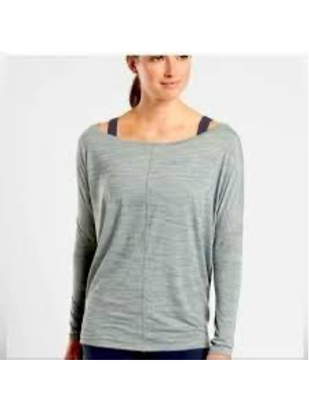 NWT Essence Flow Oversized Printed Top Size Small green relaxed fit